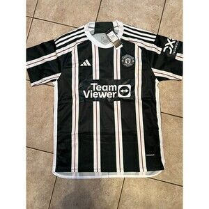 Manchester United Shirt Mens XL 23/24 Adidas Away Jersey Aeroready Slim Fit Kit